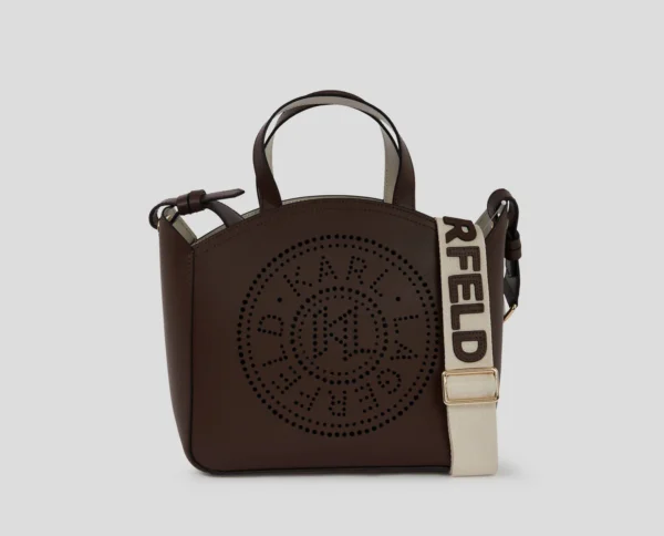 K/CIRCLE PERFORATED SMALL TOTE BAG