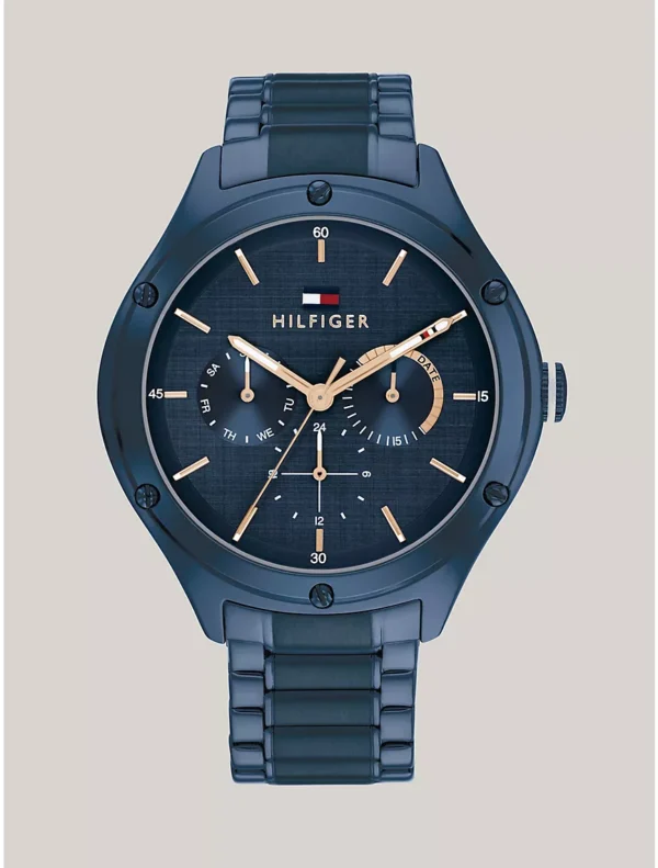 Sport Watch with Blue Ion-Plated Bracelet