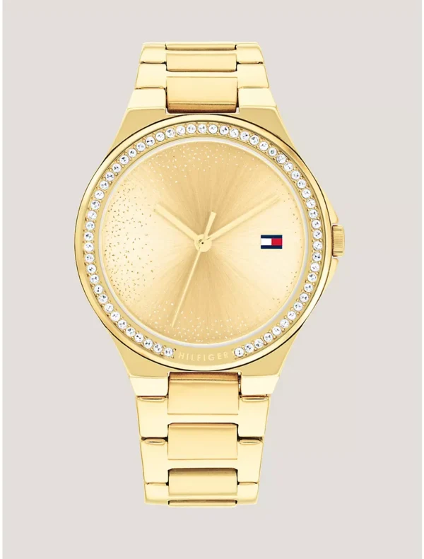 Dress Watch with Gold-Tone Bracelet