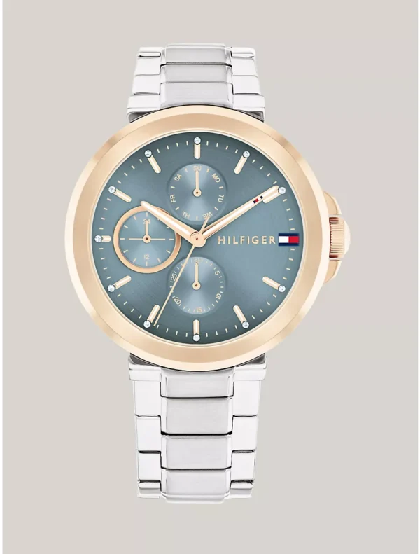 38MM Two-Tone Multifunction Watch