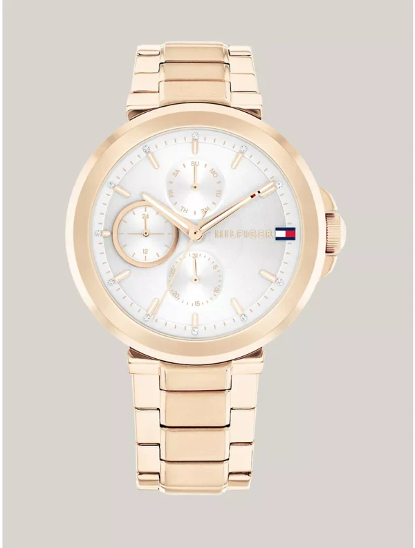 38MM Rose Gold-Tone Multifunction Watch