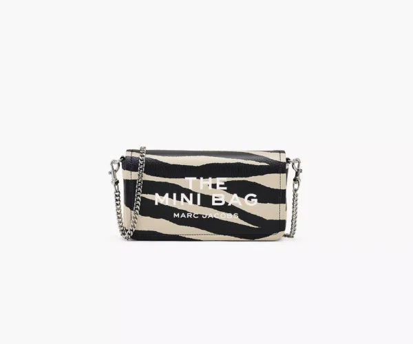 THE ZEBRA LEATHER CHAIN MINI BAG