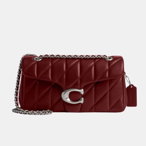 Coach Tabby 26 Quilted Shoulder Bag 
Burgandy