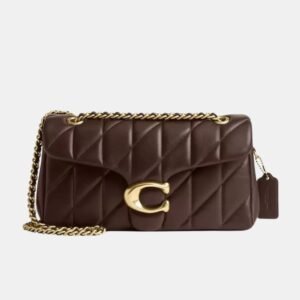 Coach Tabby 26 Quilted Shoulder Bag (Brown)