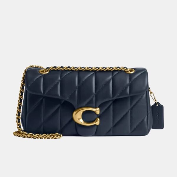 Coach Tabby 26 Quilted Shoulder Bag (Blue)