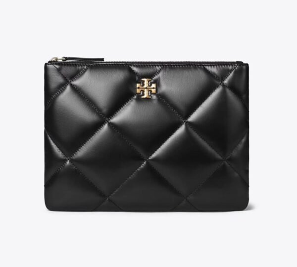 TORY BURCH KIRA DIAMOND QUILT CLUTCH BAG