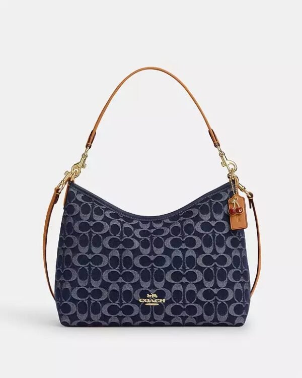 Coach Laurel Shoulder Bag In Signature Denim