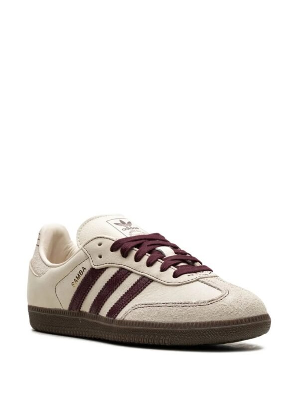 Adidas Samba OG Wonder White Maroon